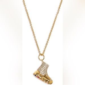 Kurt Geiger Pavé Crystal Sneaker Pendant Necklace